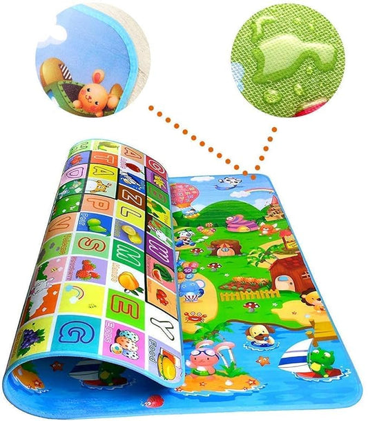 Kids Play Mat Double-sided design allows for versatility Learning Educational Toys Gifts for Boys Girls, 0.3x1.2x1m.8m, Portable and Colorful Design